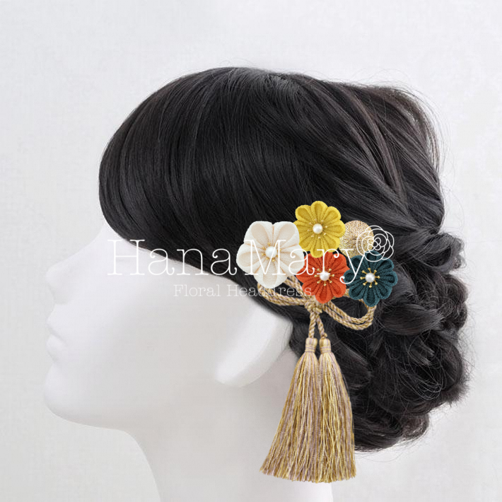 20代後半和装ヘアアクセ