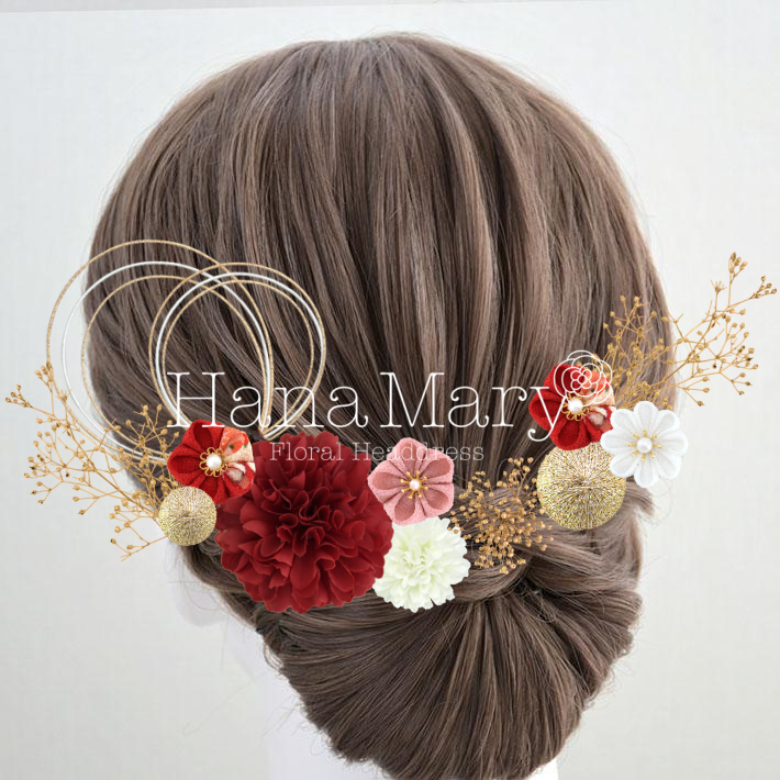 紅白　桜