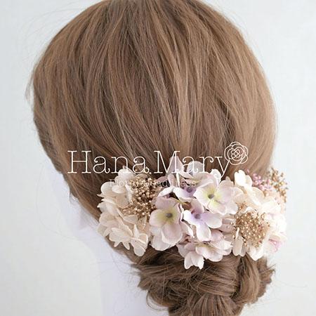 アンティークでフェミニンなヘアブーケ　成人式 卒業式 結婚式 髪飾り